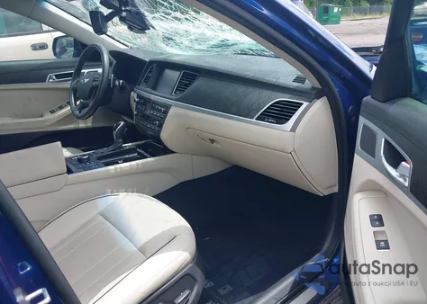 2015 Hyundai Genesis 5.0 from USA, damaged, VIN KMHGN4JF5FU044924